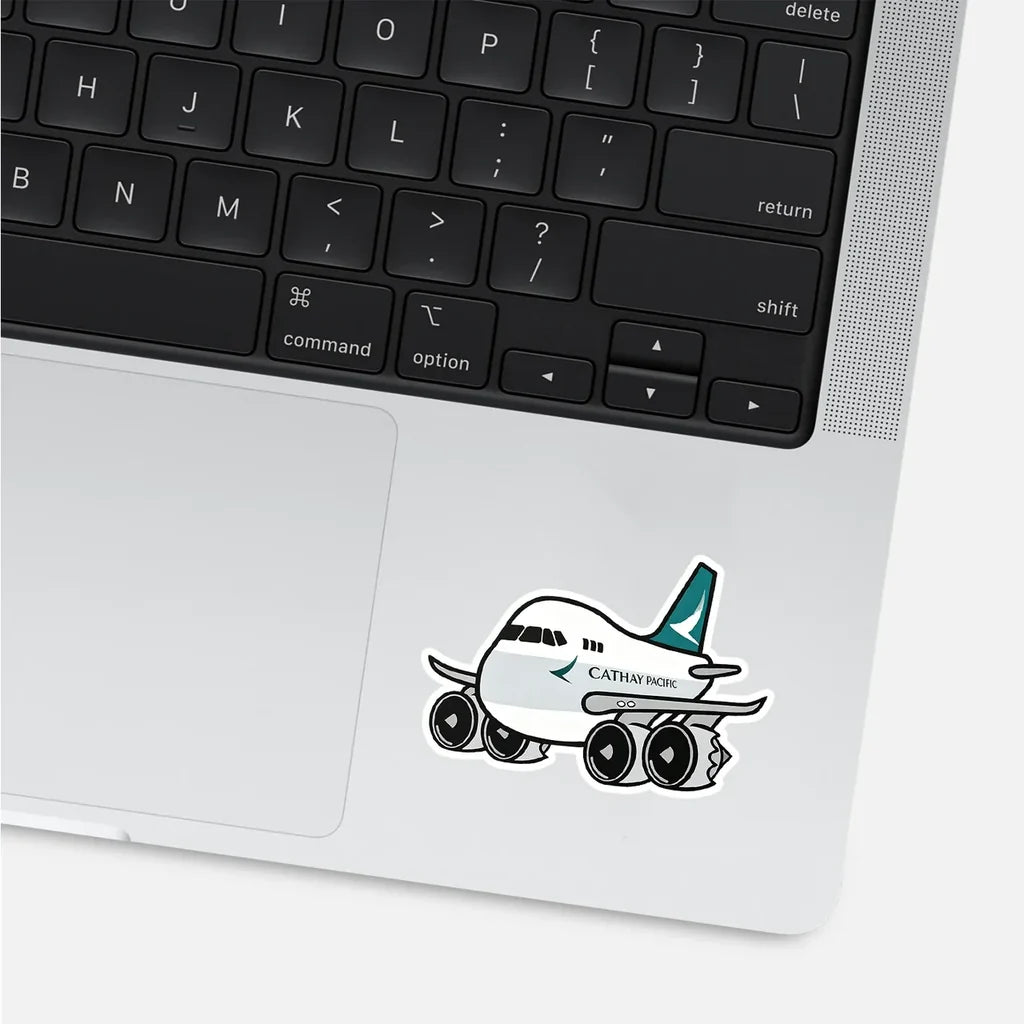 Cathay Pacific Boeing 747-8F Airplanes sticker