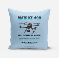 Thumbnail for DJI Matrice 400 design on light blue pillow