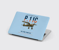 Thumbnail for PZL P.11c design on light blue MacBook case
