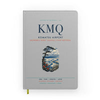 Thumbnail for Komatsu Airport (KMQ) design on light gray notebook