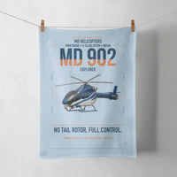 Thumbnail for MD Helicopters MD 902 Explorer design on light blue towel