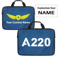Thumbnail for Customisable Airbus A220 Tablet Bag - view 5