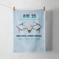 Thumbnail for DJI Air 2S design on light blue towel