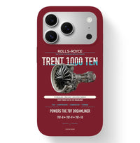 Thumbnail for TRENT 1000 TEN Case design on dark red iphone case