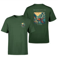 Thumbnail for VINTAGE G4185 - The Fjord Jetty Call - Double-Side T-Shirt design on darkgreen double side t shirt
