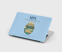 Thumbnail for Montpellier–Méditerranée Airport (MPL) design on light blue MacBook case