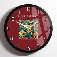 Thumbnail for VINTAGE G4144 - The First Solo - Designed Wall Clocks design on darkred framed