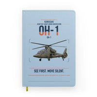 Thumbnail for Kawasaki OH-1 design on light blue notebook