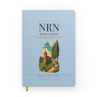 Thumbnail for Weeze Airport (NRN) design on light blue notebook