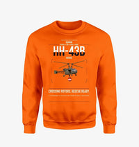 Thumbnail for Kaman HH-43B Huskie design on orange sweatshirt