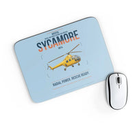 Thumbnail for Bristol Sycamore HR14 design on light blue rectangle mouse pad