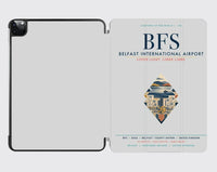Thumbnail for Belfast International Airport (BFS) design on light gray ipad tablet case
