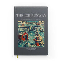 Thumbnail for VINTAGE G4041 - The Ice Runway - Designed Notebooks design on gray