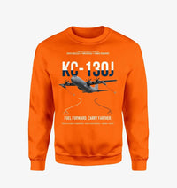 Thumbnail for KC-130J SUPER HERCULES design on orange sweatshirt