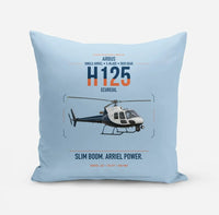 Thumbnail for Airbus H125 design on light blue pillow