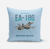 Thumbnail for EA-18G Growler design on light blue pillow