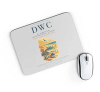 Thumbnail for Al Maktoum International Airport (DWC) design on light gray rectangle mouse pad