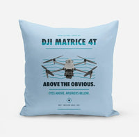 Thumbnail for DJI Matrice 4T design on light blue pillow