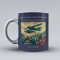 Thumbnail for VINTAGE G4296 - The Seaplane Everest - Ceramic Mug design on darkblue