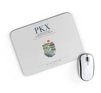 Thumbnail for Beijing Daxing International Airport (PKX) design on light gray rectangle mouse pad