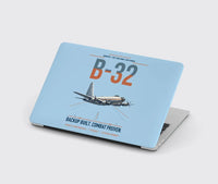 Thumbnail for B-32 Dominator design on light blue MacBook case