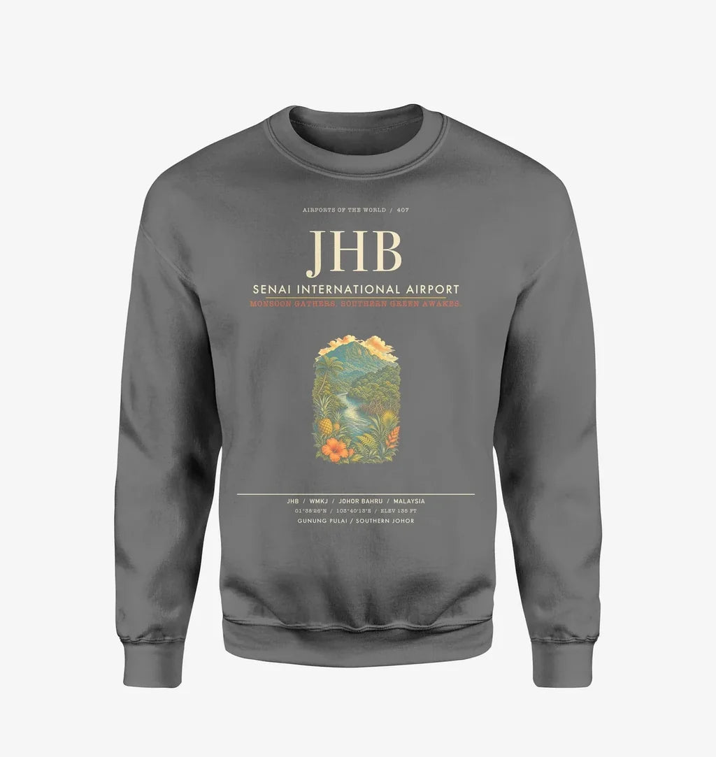 Senai International Airport JHB Sweatshirt - Gray