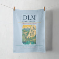 Thumbnail for Dalaman Airport (DLM) design on light blue towel