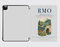 Thumbnail for Chisinau Eugen Doga International Airport (RMO) design on light gray ipad tablet case