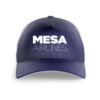 Thumbnail for Mesa Airlines logo printed on dark blue cap