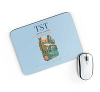 Thumbnail for Trang Airport (TST) design on light blue rectangle mouse pad