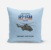 Thumbnail for Airbus H215M design on light blue pillow