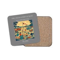 Thumbnail for The Grass Strip Sunday - Designed Coasters design on gray 1-piece