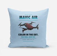 Thumbnail for DJI Mavic Air design on light blue pillow
