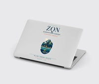 Thumbnail for Queenstown Airport (ZQN) design on light gray MacBook case