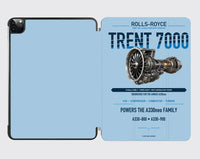 Thumbnail for TRENT 7000 design on light blue ipad tablet case