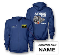 Thumbnail for Customisable Airbus A320 Hoodie - view 5