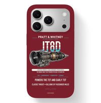 Thumbnail for JT8D Case design on dark red iphone case
