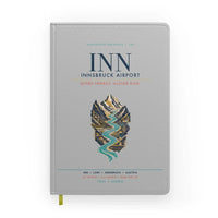 Thumbnail for Innsbruck Airport (INN) design on light gray notebook