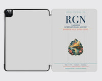 Thumbnail for Yangon International Airport (RGN) design on light gray ipad tablet case