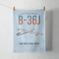 Thumbnail for B-36J Peacemaker design on light blue towel