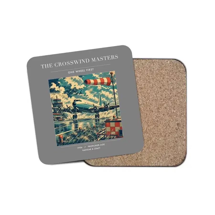 The Crosswind Masters - Designed Coasters design on gray 1-piece