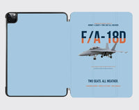 Thumbnail for F-A-18D Hornet Two Seats All Weather design on light blue ipad tablet case