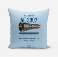 Thumbnail for AE 3007 design on light blue pillow