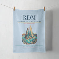 Thumbnail for Roberts Field (RDM) design on light blue towel