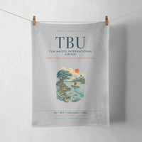 Thumbnail for Fuaʻamotu International Airport (TBU) design on light gray towel