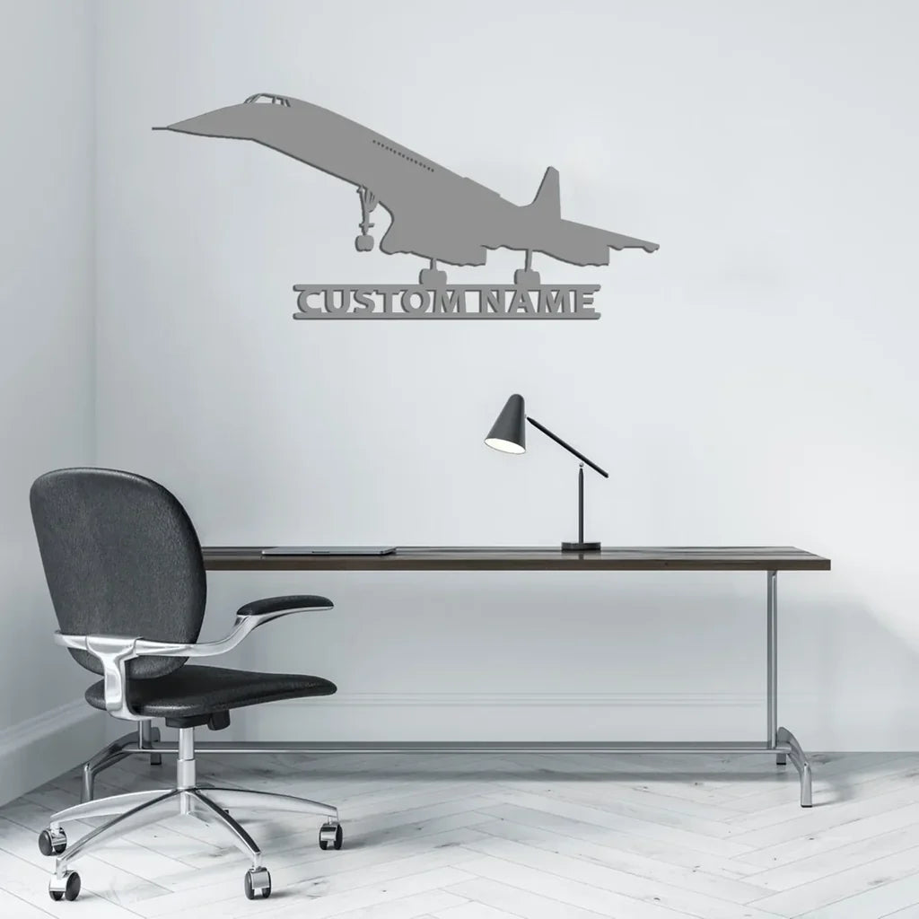 Customisable Concorde Metal Sign - view 5