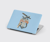 Thumbnail for Old Hands Still Know The Sky design on light blue MacBook case