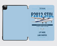 Thumbnail for Tecnam P2012 STOL design on light blue ipad tablet case