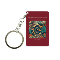 Thumbnail for VINTAGE G4470 - The Apprentice And The Turbine - Designed Key Chain design on darkred