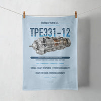 Thumbnail for TPE331-12 design on light blue towel